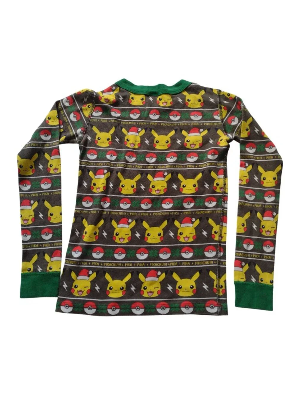 Hanna Andersson Pokemon Christmas Pajama Set  8 Organic Cotton Snug Fit PJs 130